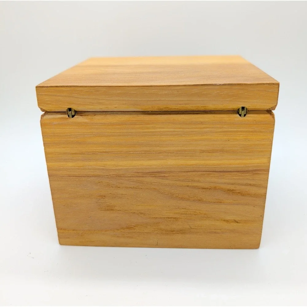 Shinola Detroit Wood Wooden Watch Box ONLY Magnetic Closure Made in USA